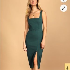 LULUS Dark Green Dress